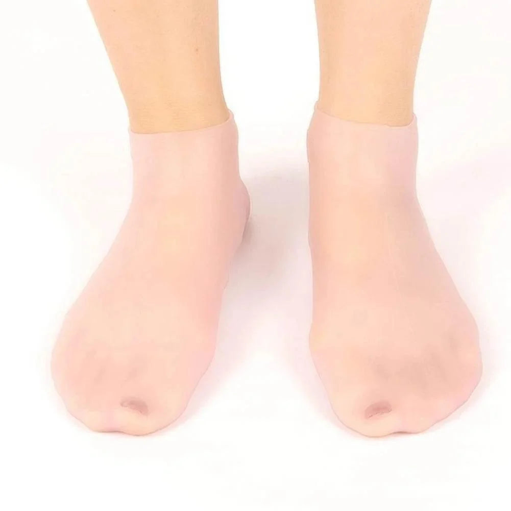 Silicone Socks Moisturizing Gel Socks Exfoliating and Preventing Dryness Spa Foot Care