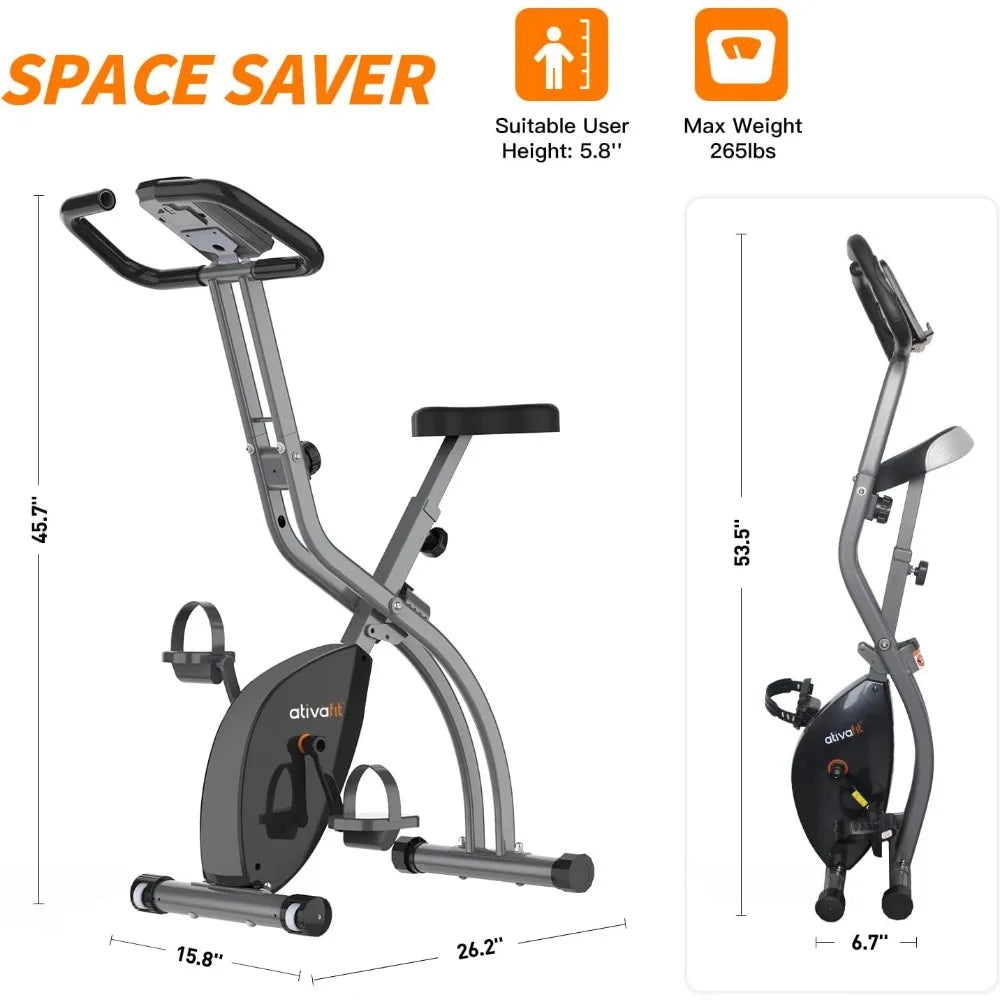 Foldable Fitness Indoor Stationary Bike