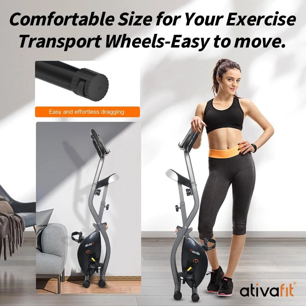 Foldable Fitness Indoor Stationary Bike