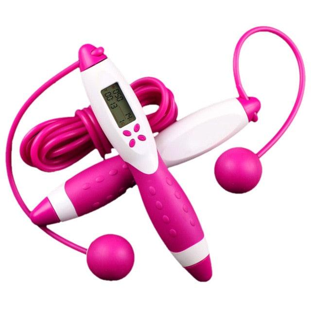 Jump Ropes With Electronic Counting Skip Rope Outdoor Lose Weight Fitness Equipment Cordless Rope Digital Weight Calories Time Setting Skipping Rope Indoor And Outdoor Exercise Adjustable Ropeless Skipping Rope Workout For Men
