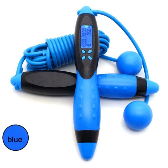 Jump Ropes With Electronic Counting Skip Rope Outdoor Lose Weight Fitness Equipment Cordless Rope Digital Weight Calories Time Setting Skipping Rope Indoor And Outdoor Exercise Adjustable Ropeless Skipping Rope Workout For Men